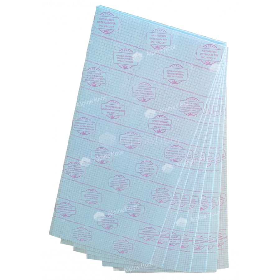 Подложка Alpine Floor Vinyl AntiSlip 1000x500x1,5мм (уп 10м2)