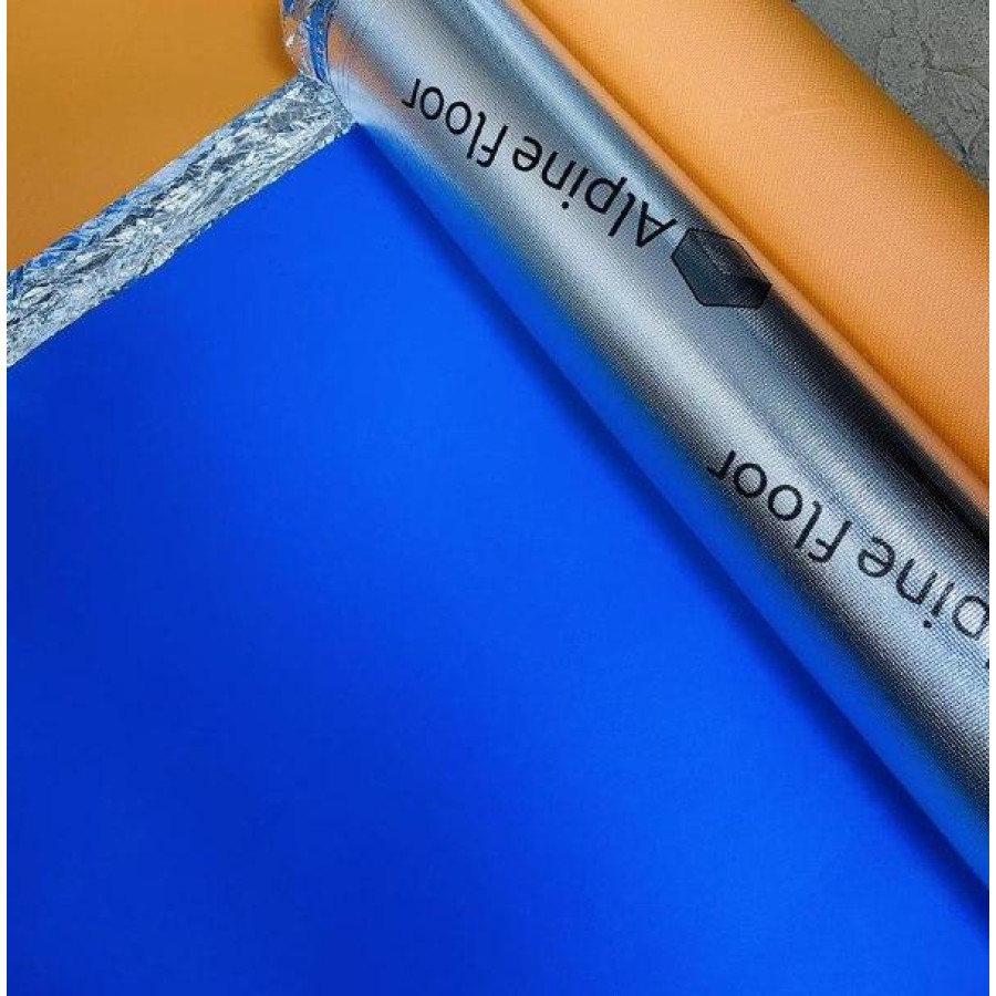 Подложка ALPINE FLOOR Silver Foil Blue EVA